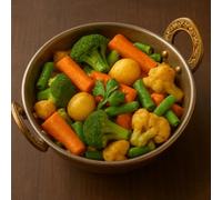 Two Sister's Freeze-Dried Mixed Vegetable Curry | Indian Style Ready to Eat | Ready in 5 Minutes | Camping & Hiking | No Preservatives | Delicious and Convenient Indian Cuisine