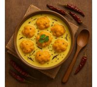 Two Sister's Kadhi Pakoda | Authentic Indian Flavor | Convenient, Ready to Heat, Ideal for Ready Meals | Enjoy Delicious Ready to Eat Indian Food! | Freeze-Dried Instant Indian Curry |