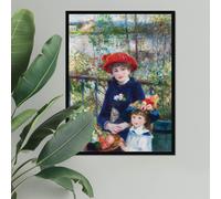 "Two Sisters (On the Terrace)" by Pierre-Auguste Renoir on Framed Prints, Canvas, Framed Canvas, Acrylic or Print-only