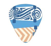 Two skates 12 Pack Guitar Picks Plectrums,4 pieces in each of 3 sizes, Suitable for a wide range of stringed instruments