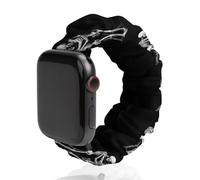 Two Skeletons Embracing Elastic Smartwatch Replacement Bands