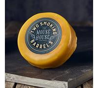 Two Smoking Barrels Cheddar Cheese- British 200g Waxed Truckle