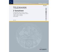 Two Sonatinas in C minor and A minor Georg Philipp Telemann Book [Softcover] Alt