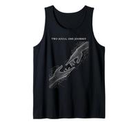 Two Souls One Journey Romance Romantic Couple Relationship Tank Top