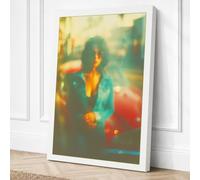 Two Souls, One Light Modern Canvas Wall Art Print 24x16 Inch (61 x 41 cm)