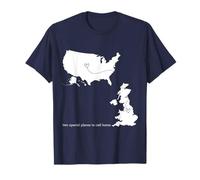 Two Special Places to Call Home USA and UK Expat T-Shirt