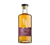 Two Stacks Double Barrel Single Grain Irish Whiskey 700ml, 43% ABV - Light, elegant, with baked pear, orange, almond, and subtle sherry spice notes