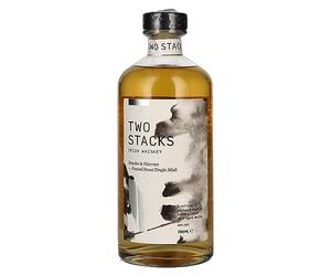 Two Stacks Smoke & Mirrors Peated Stout Cask Whiskey 700ml, 48% ABV - Rich smoke, dark chocolate, roasted coffee, toffee, dried fruit, medium dry finish.