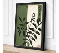 Two Studies Botanical Canvas Wall Art Print 36x24 Inch