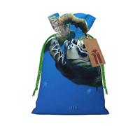 Two Submarine Turtles Under The Sea Print Charming Gift Bag,Cloth Gift Bags With Drawstring,Perfect For Small Gifts And Jewelry