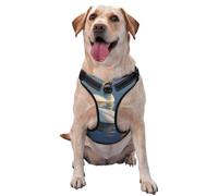 Two Swans In The Water No Pull Dog Harness Adjustable Reflective Oxford Easy Control Medium Large Dog Harness