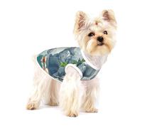 Two swans swimming on the lake Premium Dog Tshirt - Soft 100% Cotton Ropa Para Perros, Perfect for Small to Medium Dogs, Stylish and Comfortable Shirts for Dogs M