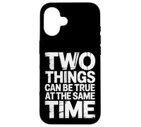 Two Things Can Be True At The Same Time Thoughts - Case for iPhone 16