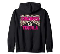 Two Things I don't Chase Cowboys & Tequila Rodeo Country Zip Hoodie