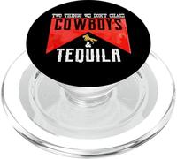 Two Things We Don't Chase Cowboys And Tequila Humour PopSockets PopGrip for MagSafe