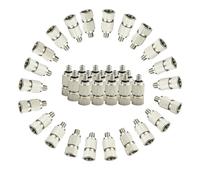 Two/Three-Section Stainless Steel Spray Nozzle 50Pcs, Adjustable Angle Atomization, Industrial Dust Control & Humidification Two-Section 0.40mm Aperture 4010