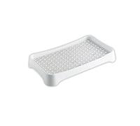 Two-Tier Rabbit Litter Box with Leak-Resistant Tray, PP Plastic Potty for Guinea Pigs/Chinchillas(TYPE 1)