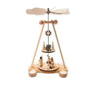 Two-tier Tea Light Pyramid Winter Time WxHxD 25x40x19cm NEW Christmas Pyramid