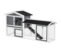 PawHut Rabbit Hutch D51-311WT