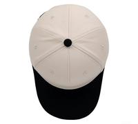 Two Tone Cotton Baseball Cap Made for Warm Weather Use with Ventilated Fabric Construction and Contoured Crown Shape (Coffee)