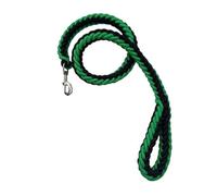 Two Tone Eight Strand Thick Woven Dog Leash, Suitable For Large Pet Dogs(Black green,S)