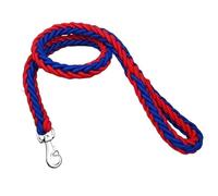 Two Tone Eight Strand Thick Woven Dog Leash, Suitable For Large Pet Dogs(Red blue,M)