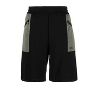 Two-Tone Elasticated Track Shorts - male - Alexander McQueen - Casual Shorts - Black - S - Shorts S