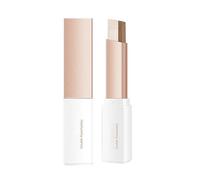 Two-Tone Eyeshadow Stick in Warm Coffee Brown - Smooth Creamy Texture & Gradient Glitter Eyeshadow for Everyday Natural Makeup, Easy Blendable Contour & Bronzer with Shimmer Finish