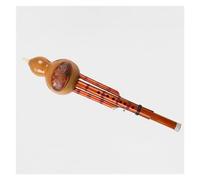 Two-tone Gourd Flute Musical Instrument In C Key/B Flat For Adult Beginners Professional Hulusi (Color : B Flat)