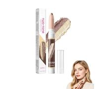 Two-Tone Gradient Eyeshadow Stick, Portable Cream Eye Shadow Pen (A)