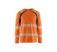 Two-tone long-sleeve T-shirt Blaklader Orange 3XL