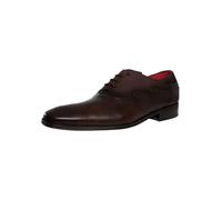Two Tone Oxford Suede Leather Shoes Dark Brown 9 UK