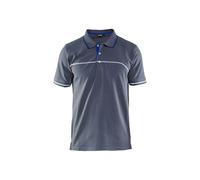 Two-tone Polo shirt Blaklader Gris 3XL