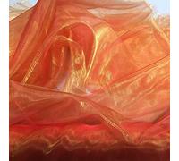 Two Tone Sheer Organza Fabric Voile for Curtain Weddings Decor 145/150cm Wide 50% Off When selecting 3 or More metres of Any one Given Colour (TT 33) (3m)