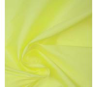Two Tone Shot Shotgun Faux Matte Silk Taffeta Dress Fabric Material All Colours (1 Metre, Lemon/White 3164)