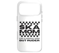Two Tone Ska Mom Like a Normal Mom, But Ruder Case for iPhone 17 Pro Max