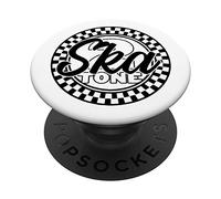 Two-Tone Ska Punk Music: 1969 Reggae Gift Old School Ska PopSockets Swappable PopGrip