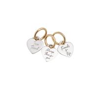 Pandora Moments Triple hearts sterling silver and 14k gold-plated splitable dangle