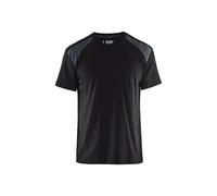 BLÅKLÄDER T-Shirt Two-Tone Men XXL Black/Dark Grey