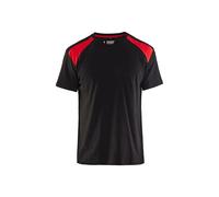 Blakläder 337910429956M T-Shirt, black/red, M