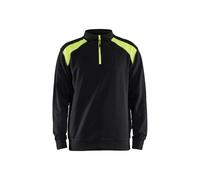 Two-tone trucker-neck sweatshirt Blaklader Black XS