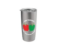 Two Tongues One Teaching Heart - Dual Language Teacher Stainless Steel Insulated Tumbler