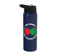 Two Tongues One Teaching Heart - Dual Language Teacher Stainless Steel Insulated Water Bottle
