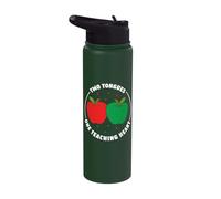 Two Tongues One Teaching Heart - Dual Language Teacher Stainless Steel Insulated Water Bottle