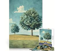 Two Trees on A Hill 1000 Piece Jigsaws for Teenagers Logic Practice Easy Enjoyment Clean Edges Meaningful Gift (38x26cm)