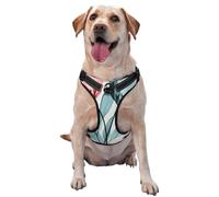 Two Tulips X-Ray No Pull Dog Harness Adjustable Reflective Oxford Easy Control Medium Large Dog Harness