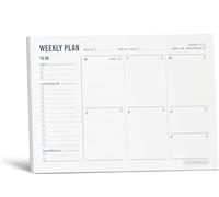 Two Tumbleweeds Weekly Planning Pad - Weekly Calendar Notepad with ToDo List, Schedule, and Habit Tracker - Planner and Organizer for School & Work - 6x9" - 50 Undated Sheets