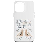 Two Turtle Doves 12 Days of Christmas Love Song Ornament Art Case for iPhone 13 Pro Max