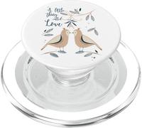 Two Turtle Doves 12 Days of Christmas Love Song Ornament Art PopSockets PopGrip for MagSafe