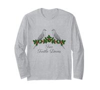 Two Turtle Doves Twelve Days of Christmas Beautiful Long Sleeve T-Shirt